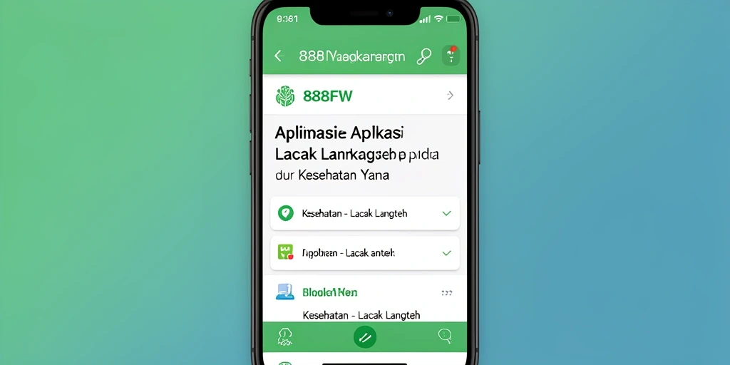 Tampilan antarmuka utama <strong>888FW</strong> yang menunjukkan langkah dan data aktivitas.