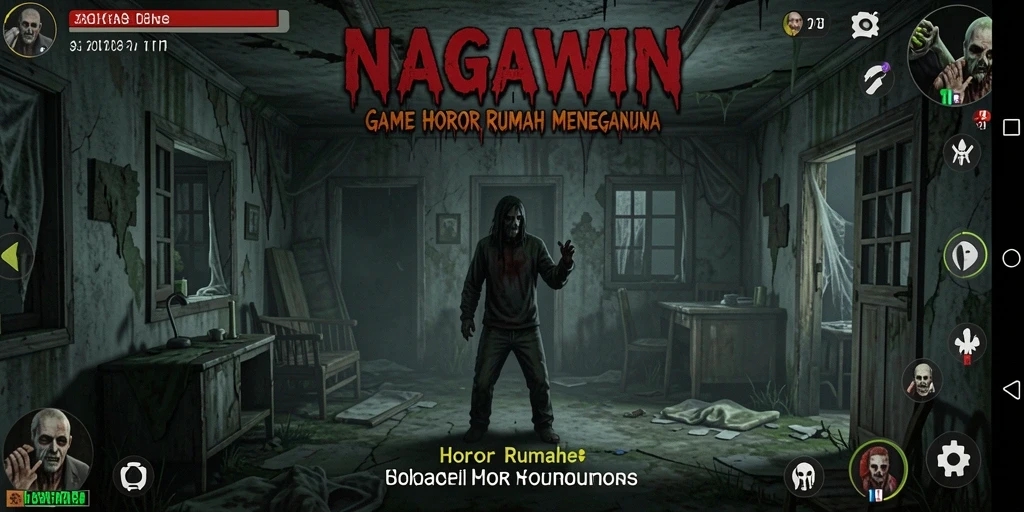 Tampilan antarmuka yang menyeramkan dan interaktif di NAGAWIN.