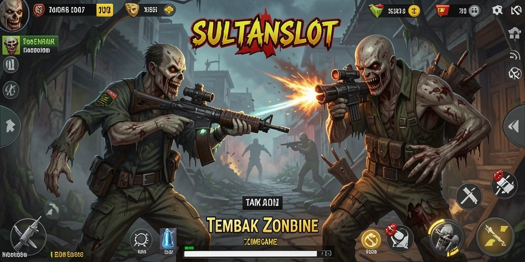Tampilan antarmuka SULTANSLOT saat membasmi zombie secara intens.