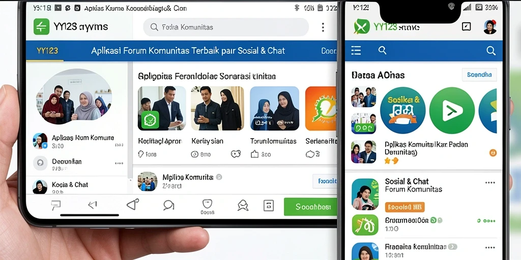 Tampilan antarmuka YY123 yang modern dan interaktif.