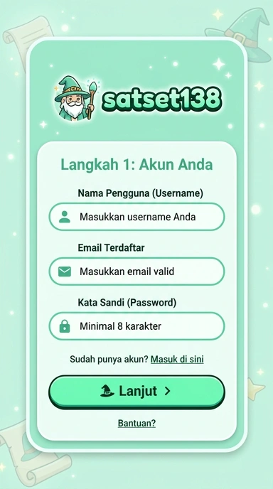 Panduan Registrasi Akun Baru satset138 untuk Pengguna Android