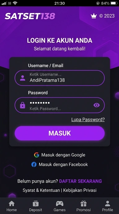 Panduan Masuk Akun Satset138 untuk Pengguna Android